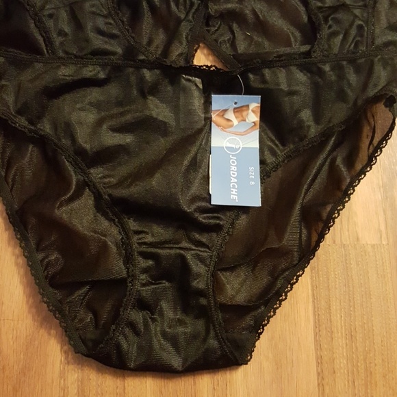 Jordache 5 Pairs Women Cotton String Bikinis Pack